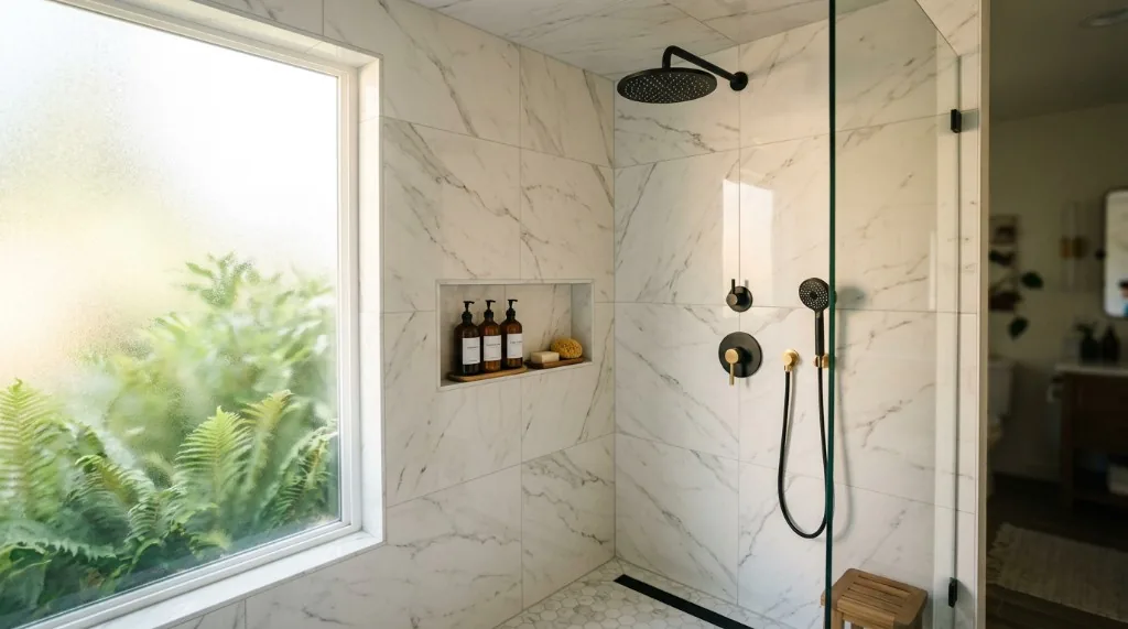 Custom shower remodel Seattle